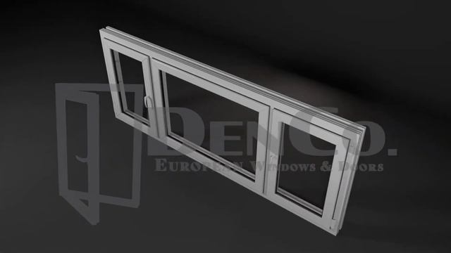 3 Lite Tilt Turn Window With Large Fixed Center Lite смотреть онлайн