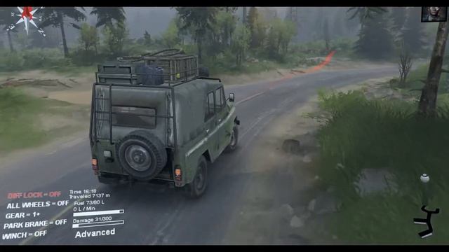 Spintires UAZ-469 Map And New Truck Find | GREY GAMES смотреть онлайн