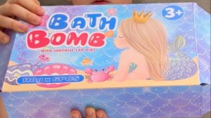 💖🌈Обзор Бомбочки Ракушки🐚 для ванны с сюрпризом,  с моей младшей сестренкой