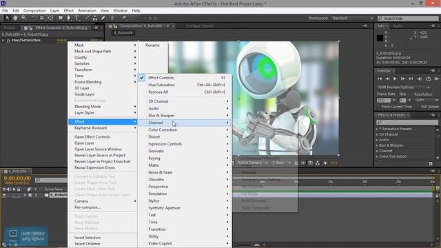 Complete After Effects tutorial for Beginners | Apply Effects in After Effects | Lesson 3/20 | Tami смотреть онлайн