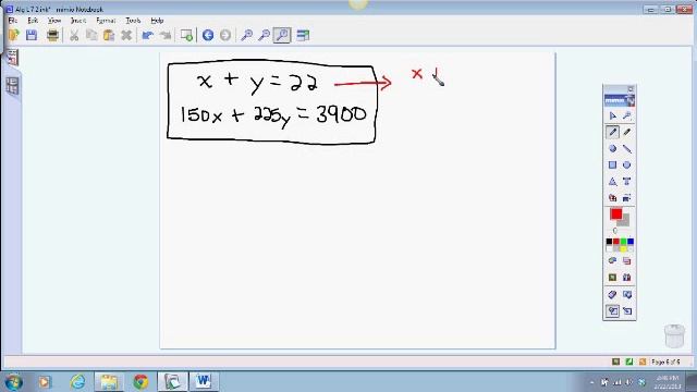 Real Life Example of Solving Systems by Substitution смотреть онлайн
