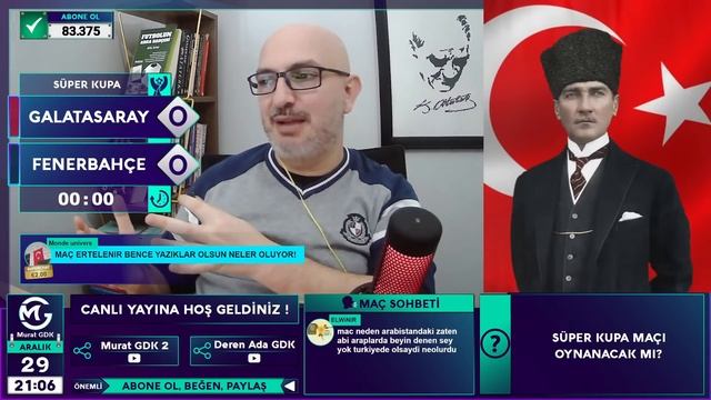 GALATASARAY FENERBAHÇE - SÜPER KUPA 2023 X ERTELENDİ смотреть онлайн