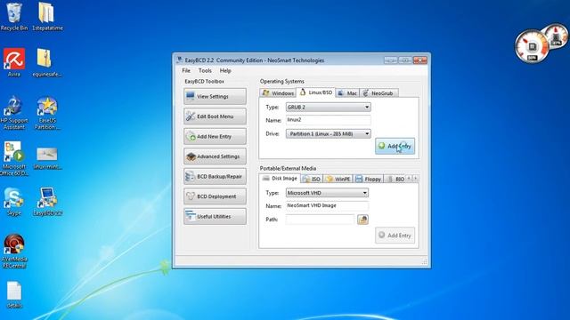 How to Dual Boot Windows and Linux Using EasyBCD HD смотреть онлайн