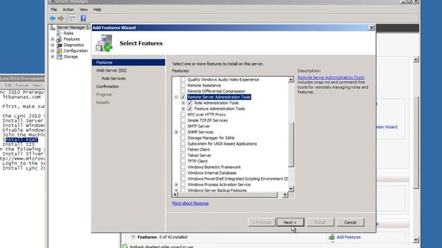2- Install and Configure Lync Server 2010 - Prerequisites смотреть онлайн