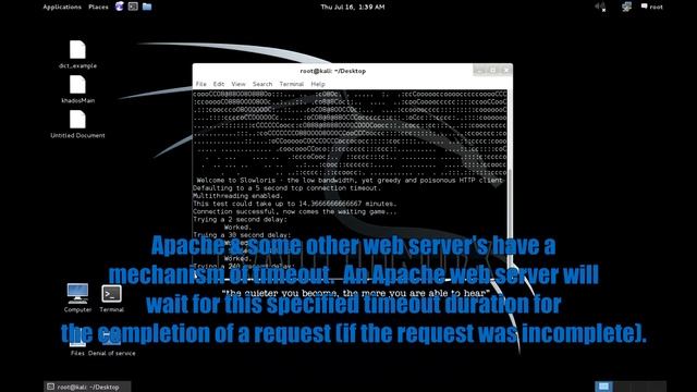 DoS Attack - Slowloris method [1080p] смотреть онлайн