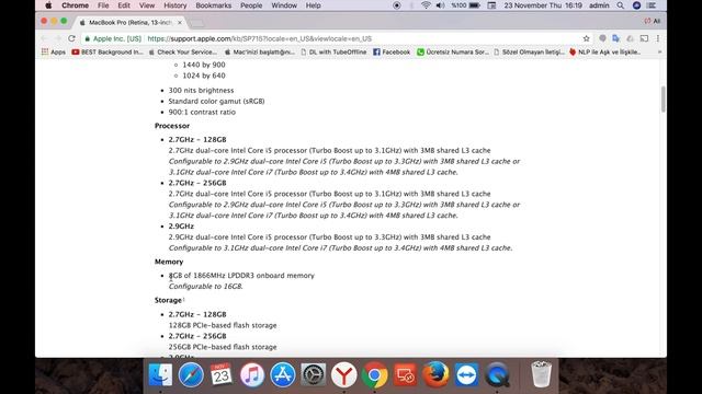 MacOS x - 5 Donanım Özellikleri смотреть онлайн