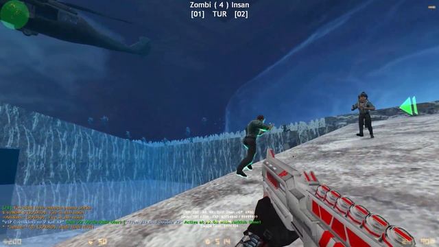 Counter-Strike 1.6 Zombie Escape Mod - ze_snow_dp on Dark Professional смотреть онлайн