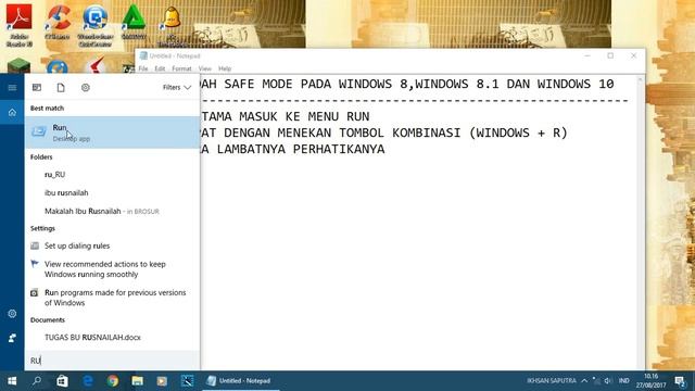 CARA MUDAH SAFE MODE PADA WINDOWS 8 WINDOWS 8 1 DAN WINDOWS 10 смотреть онлайн