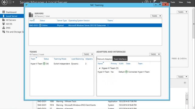 Windows Server 2012 R2 - NIC Teaming: Que es y Como hacerlo? {ScreenCast} смотреть онлайн