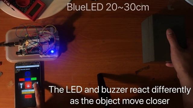 Arduino and Android app HC-05 Bluetooth Module- Ultrasonic Sensor- RGB LED - Passive buzzer смотреть онлайн