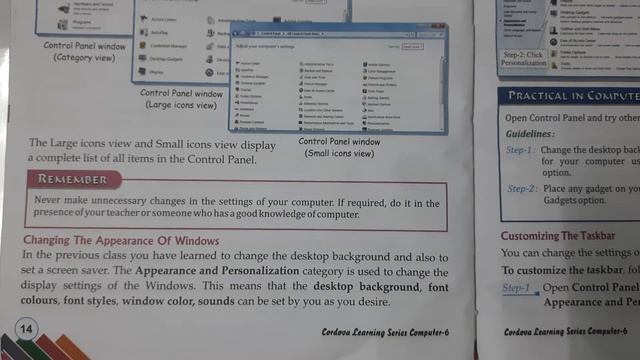 Class 6, Computer, More on MS Windows 7, Explanation, part 2 смотреть онлайн