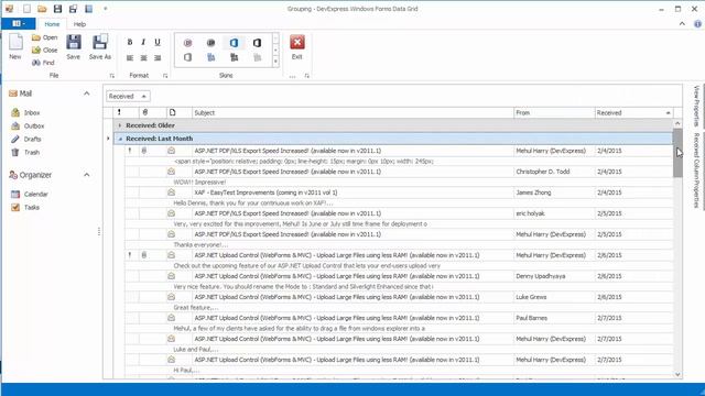 DevExpress WinForms Grid: Grouping Basics смотреть онлайн