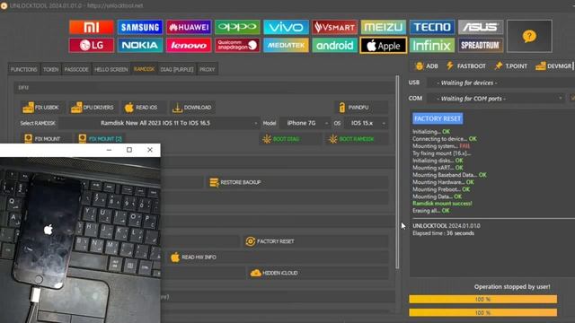 IPhone 7 ICloud Bypass Unlock Tool | ICloud Bypass With SIM Free