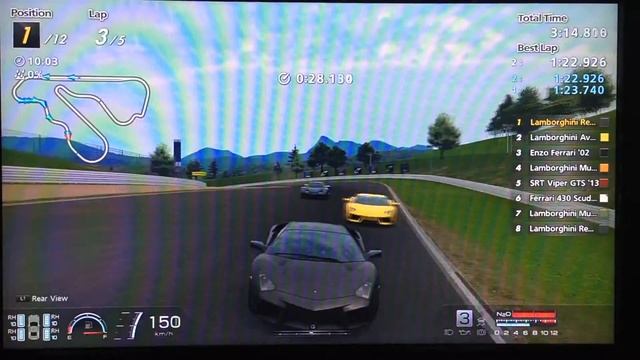Gran Turismo 6 (PS3) - Lamborghini Reventon '08 in Apricot Hill Raceway смотреть онлайн