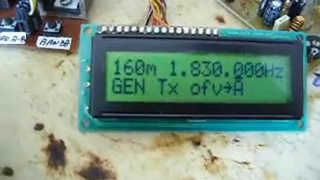 DDS AD9850 test 160 metri con 80mW e VFO смотреть онлайн
