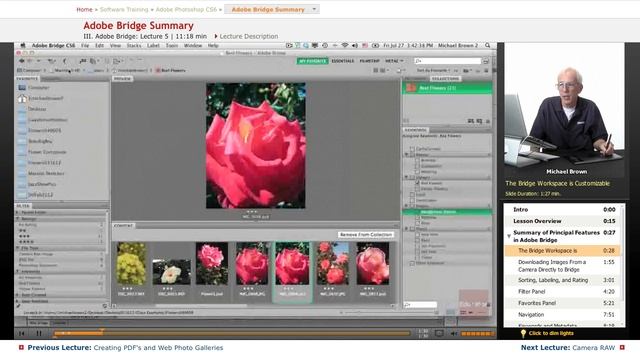 "Adobe Bridge Summary" | Adobe Photoshop CS6 with Educator.com смотреть онлайн