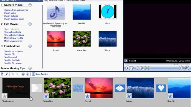 Windows Movie Maker 4 Aplicarea textelor смотреть онлайн