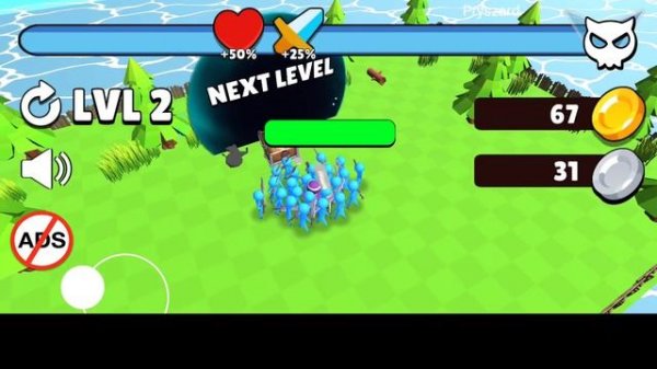 Clash Commander: My Mini Army - Gameplay Walkthrough Part 1 Stickman War Army Commander (Android)