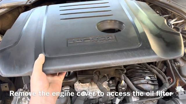 Jaguar XE Diesel 2015 Oil Filter Location смотреть онлайн