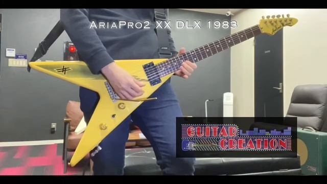 Aria pro 2 XX Deluxe V WTB 1983年製【White w/Thunderbolt】"Legendary Guitar!!" w/HARD CASE 3.46kg смотреть онлайн