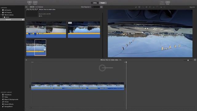 iMovie How to rotate video смотреть онлайн