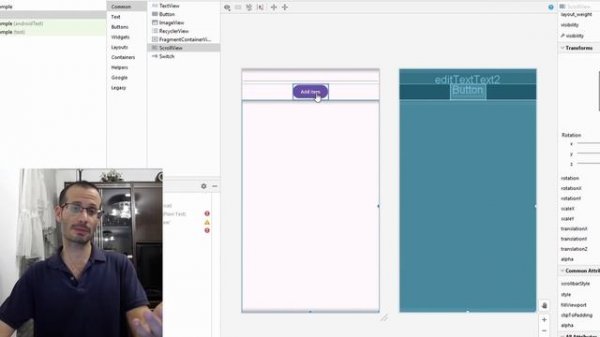 How to use ScrollView in Android Studio