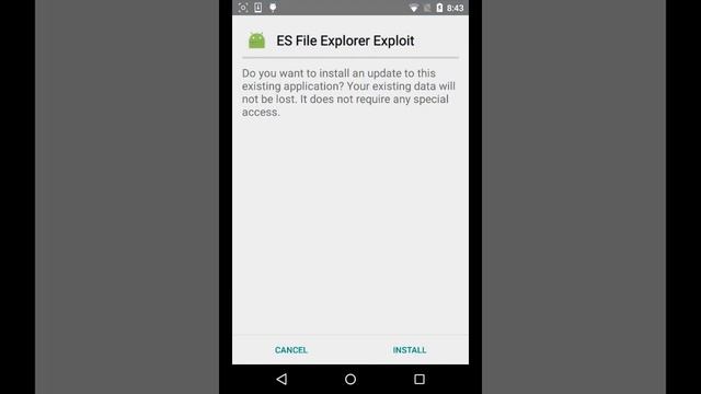 ES File Explorer v4.0.5.2 Exploit смотреть онлайн