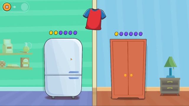 Learn Food or Apparel, Test play android games for toddler. смотреть онлайн