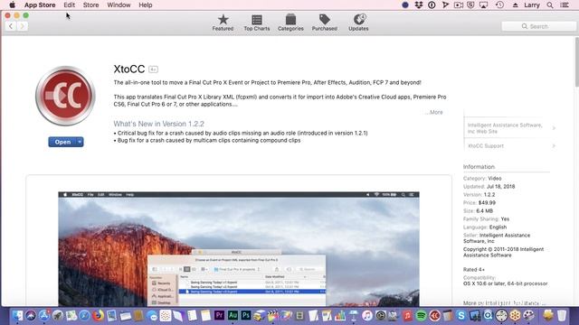 Export an XML File From Final Cut Pro X Into Adobe Audition CC - Larry Jordan PowerUp Webinar #262 смотреть онлайн