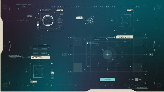 FUI / UI - Scifi Screen graphics / HUD / Windows set смотреть онлайн