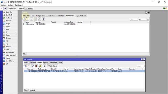 MikroTik Tutorial 99 - Dynamic Address list for Active DHCP clients смотреть онлайн