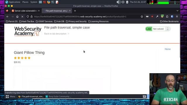 Path Traversal Lab Walkthrough using Burp Suite CE - PortSwigger Web Security Academy Series смотреть онлайн