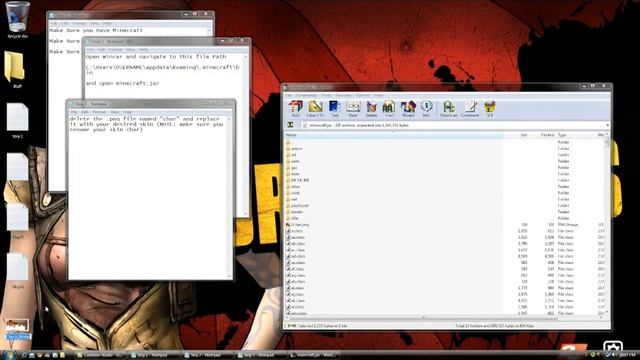 Minecraft Tutorial 1 - Changing Skin Without Going to the Site смотреть онлайн