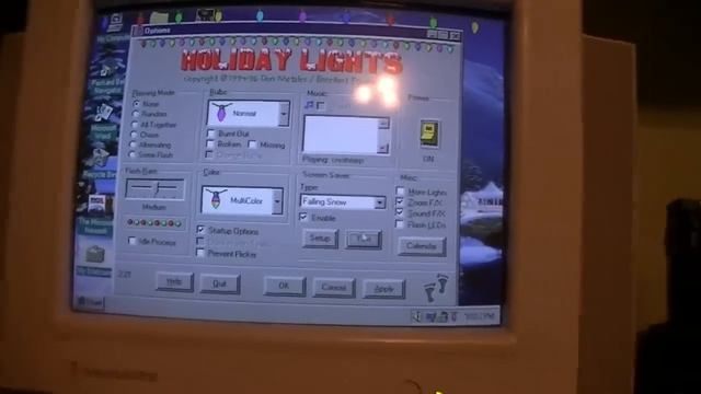 A Nostalgic Christmas: Lights95 for Windows 95 смотреть онлайн