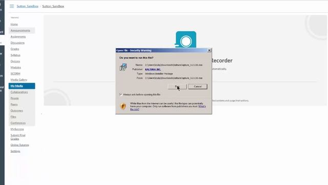 Kaltura Capture Tutorial Video 1 - Installing Kaltura Capture смотреть онлайн