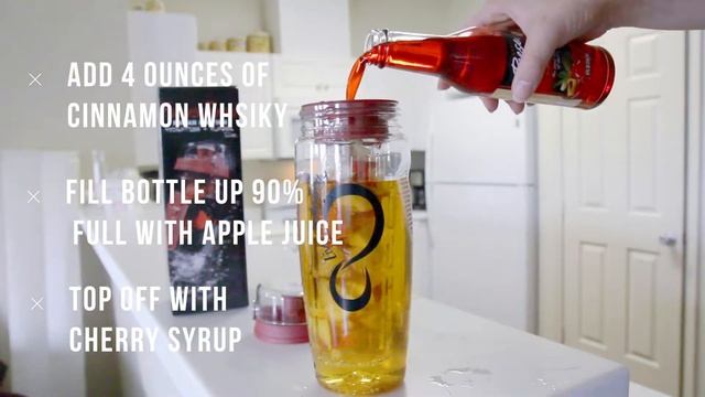 How To Make Cinnamon Apple Alcoholic Mixed Drink- (Fireball & Apple Juice) смотреть онлайн