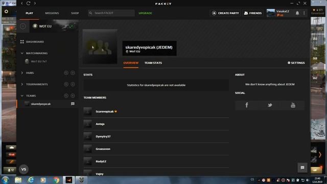 WoT - FACEIT tutoriál jak hrát "týmovky" смотреть онлайн