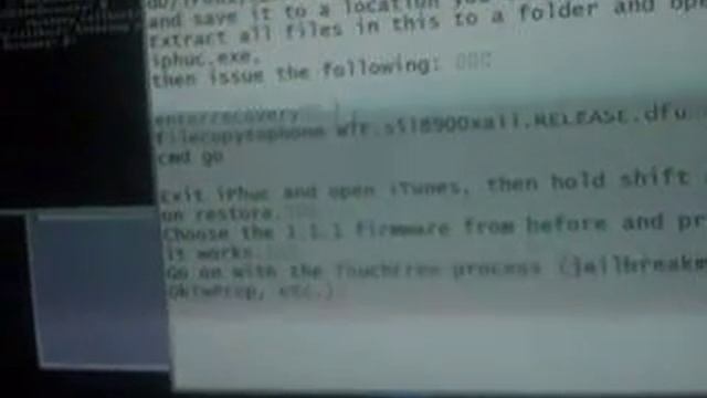 iPod touch 1.1.3 downgrade to 1.1.1 смотреть онлайн