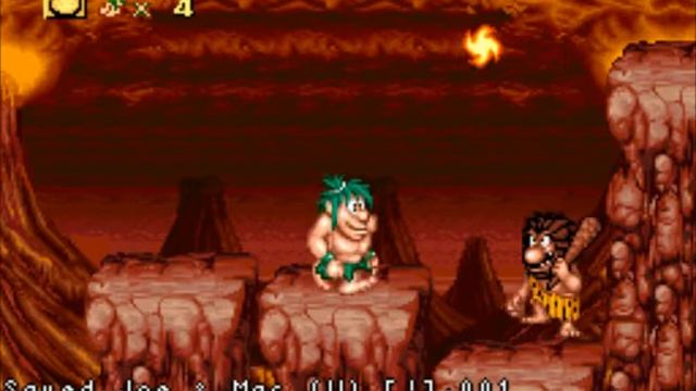 SNES longplay. Joe & Mac. [1991] смотреть онлайн