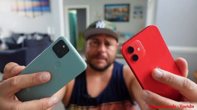 Google Pixel 5 vs iphone 12 en 2021 смотреть онлайн