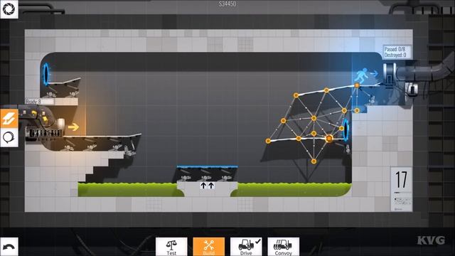 Bridge Constructor Portal - Walkthrough - Part 17 - Bounce Baby! (PC HD) [1080p60FPS] смотреть онлайн