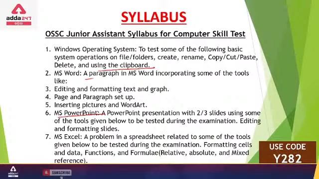 OSSC Junior Assistant Syllabus 2021 | Exam Pattern, Best Test Series [ Full Information ] смотреть онлайн