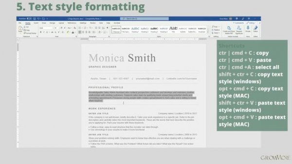 ATS Friendly Resume Template MS Word