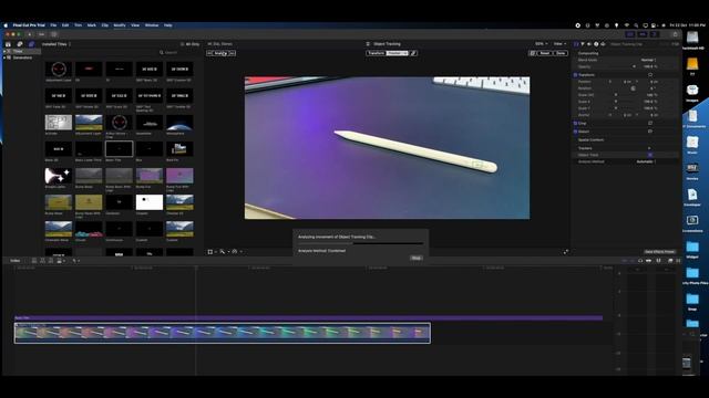 How to use Object Tracking in Final Cut Pro 10.6! смотреть онлайн