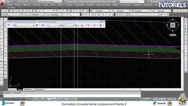 Astuces Covadis : Présentation Projet Voiries sur Covadis Partie 3 смотреть онлайн