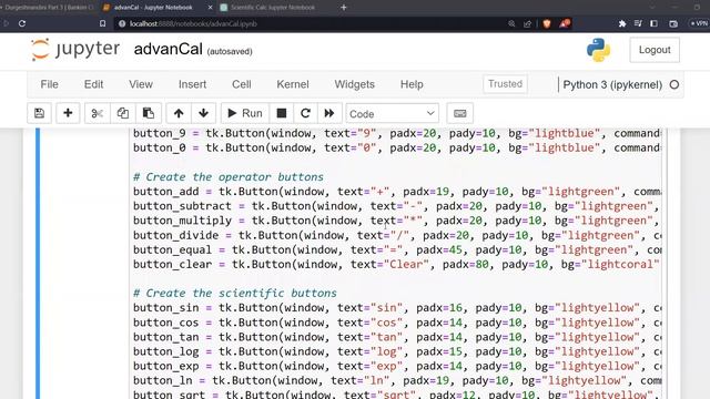 GUI Python Jupyter NoteBook Advance Calculator смотреть онлайн