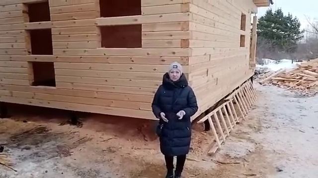 Дом из профилированного бруса 7х9 смотреть онлайн