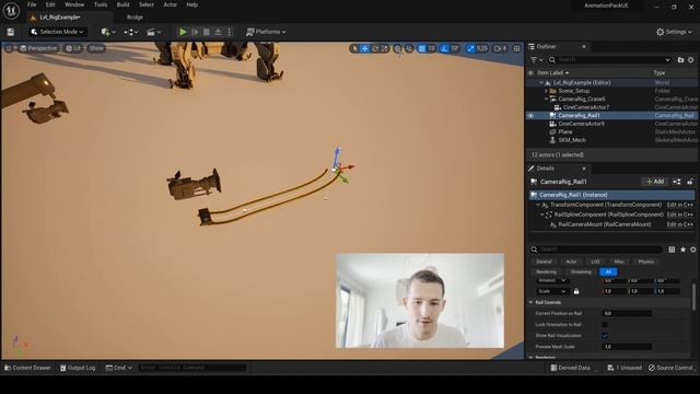 Cinematic Camera movement - Unreal Engine 5 смотреть онлайн
