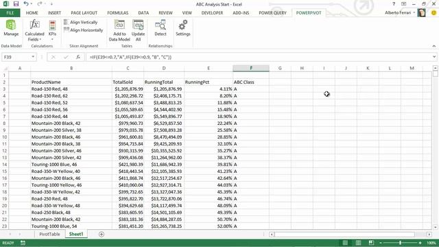 13-03 DAX Patterns - ABC Pareto Analysis смотреть онлайн