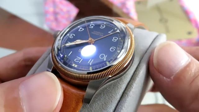 ORIS BIG CROWN POINTER DATE BLUE 360° смотреть онлайн